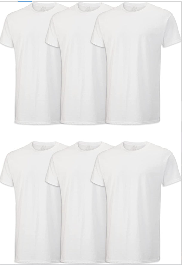 Men's cotton round neck bottoming shirt