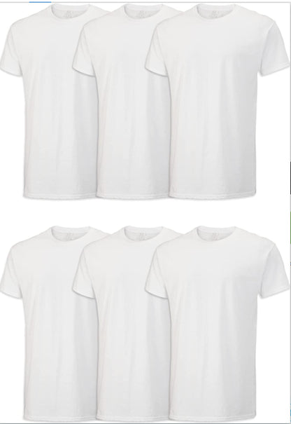 Men's cotton round neck bottoming shirt