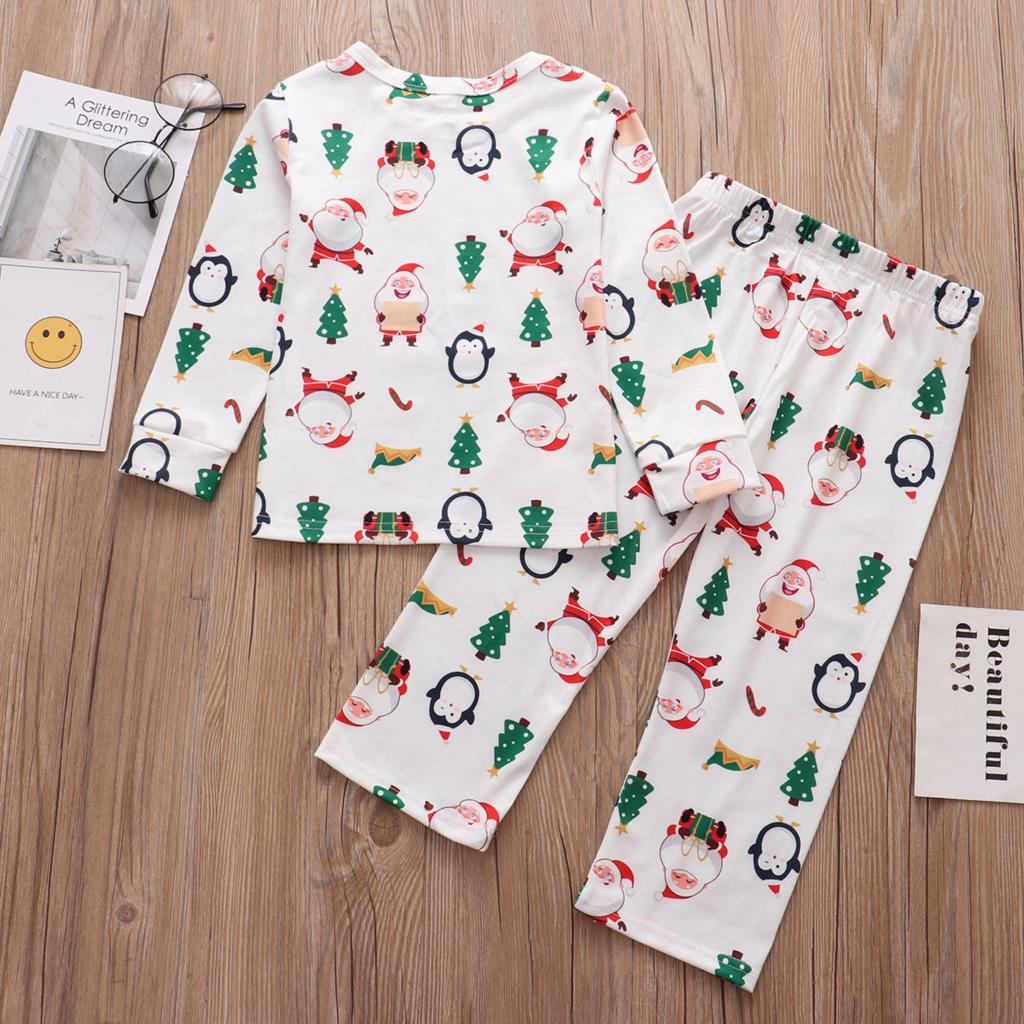 Christmas Santa Claus Print Parent-child Set