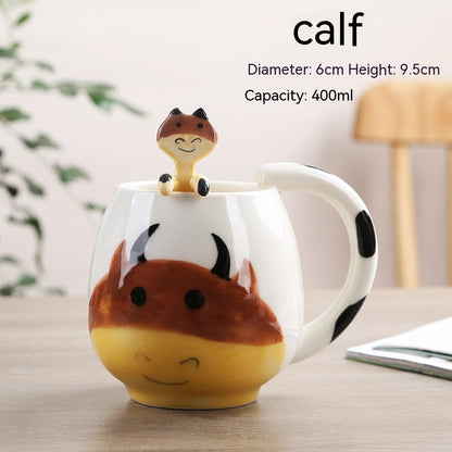 Cute Cartoon Animal Ceramic Cup