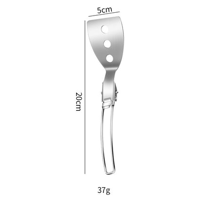 Portable Folding Spoon With Stainless Steel Kitchen Utensils