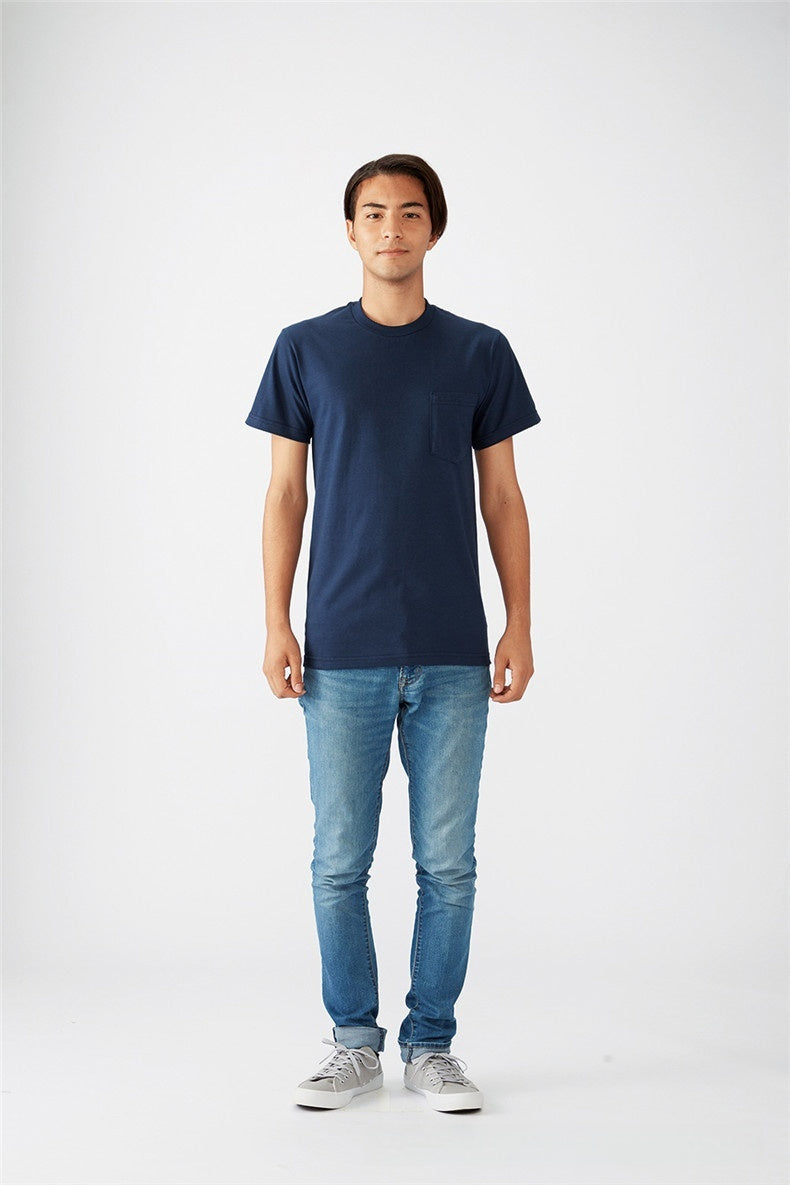 HA30 Round Neck Pocket T-shirt