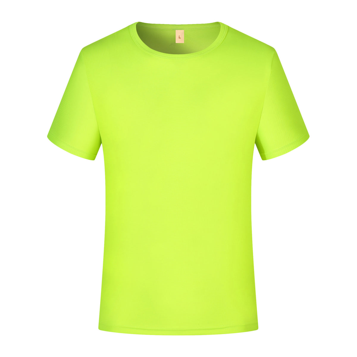 Summer Small Plaid Round Neck Short-sleeved Quick-drying T-shirt
