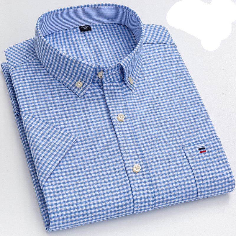 Summer Short-Sleeved Shirt Men