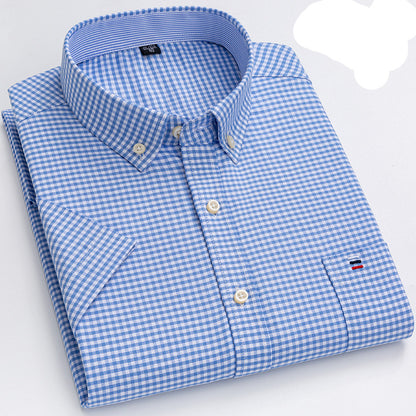 Summer Short-Sleeved Shirt Men