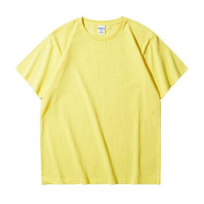 Double Yarn Combed Cotton 210g Blank Light Board T-shirt