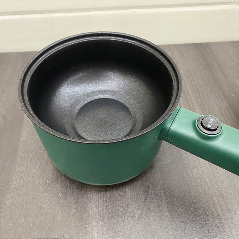 Stainless Steel Double-layer Long Handle Handheld Electric Caldron