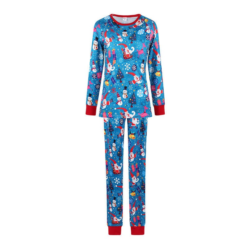 Parent-Child Christmas Pajamas Leisure Wear Set