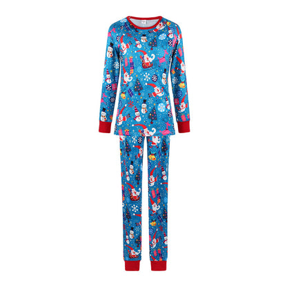 Parent-Child Christmas Pajamas Leisure Wear Set