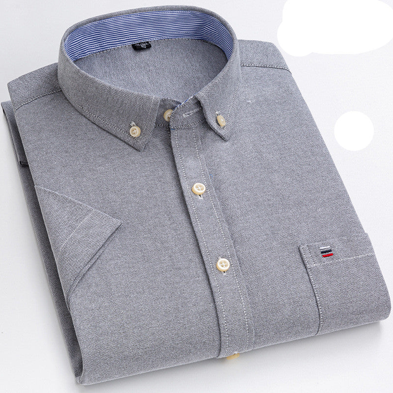 Summer Short-Sleeved Shirt Men