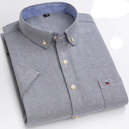 Summer Short-Sleeved Shirt Men