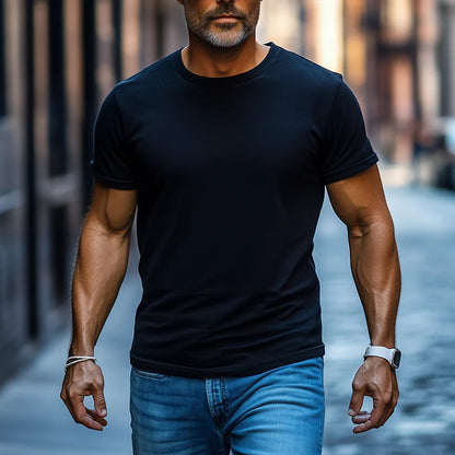 Quick-drying Breathable Sports Round Neck Short Sleeve
