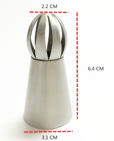 Ball Torch Flower Ring 8 Piece Baking Tool