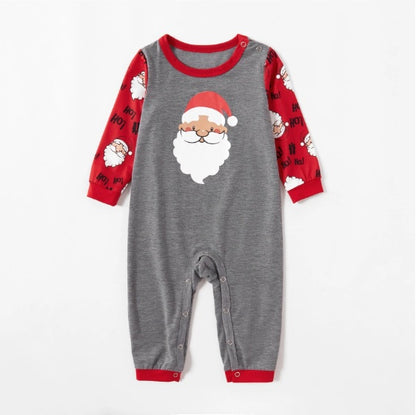 Christmas Printed Parent-child Long Sleeve Pajama Set