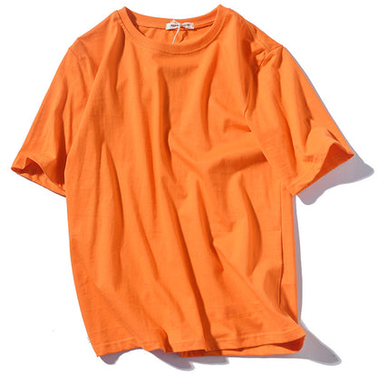 Casual round neck all-match basic short sleeve