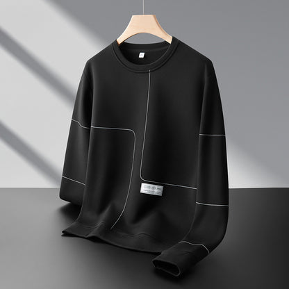 Men's Loose Round Neck Casual Versatile Pullover Sweatshirt