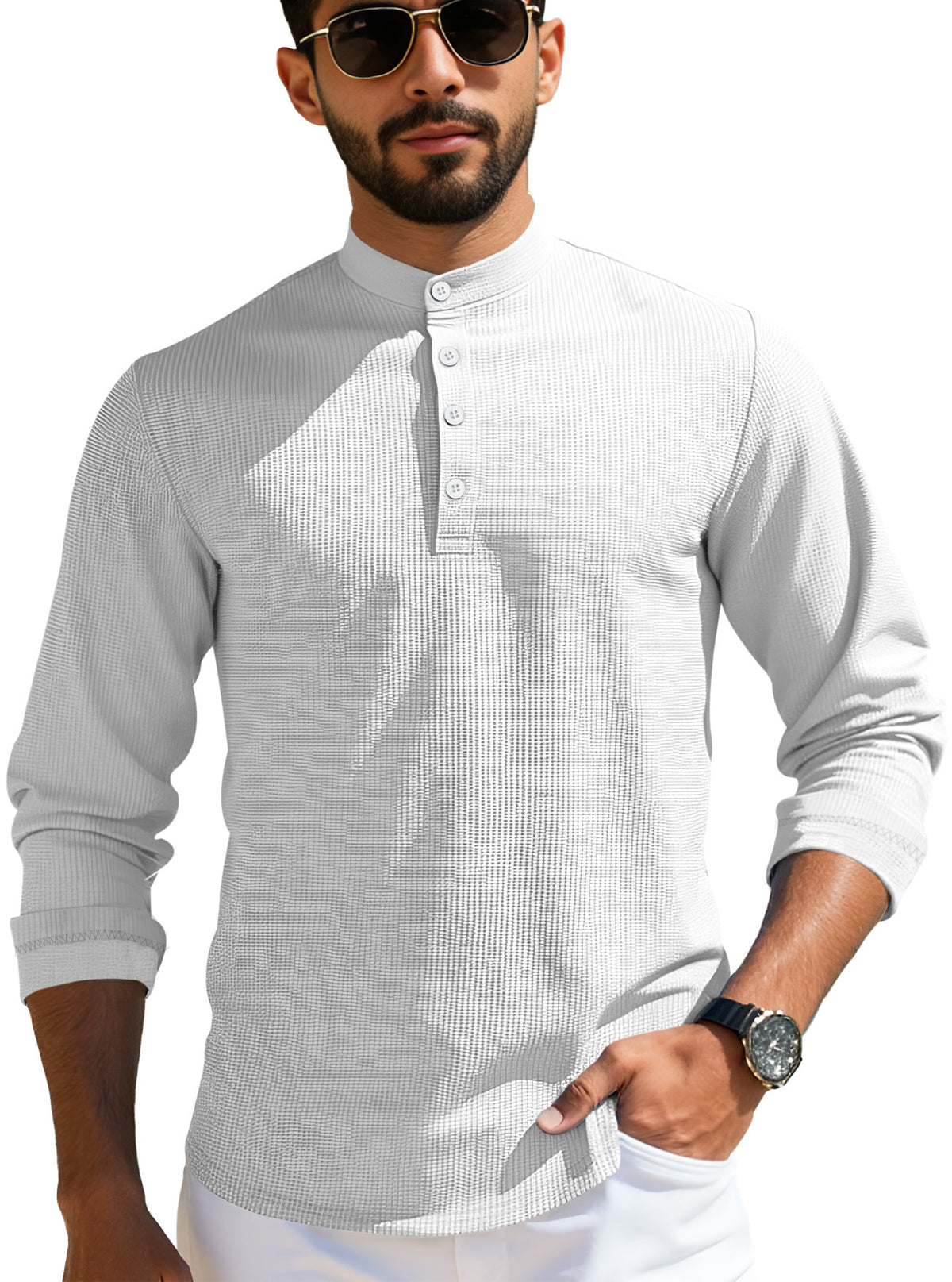 Men's Long-sleeved Casual Cardigan