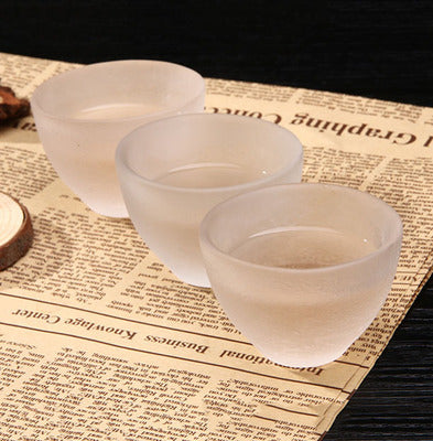 Transparent Glass Clear Wine Pot Set Small Cup