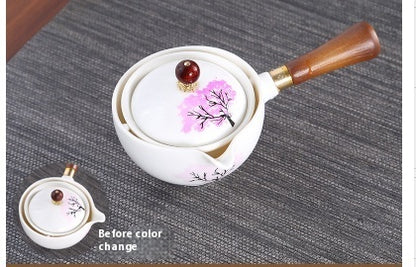 Kung Fu Tea Set Side Handle One Pot Four Cups