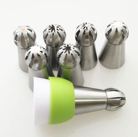 Ball Torch Flower Ring 8 Piece Baking Tool