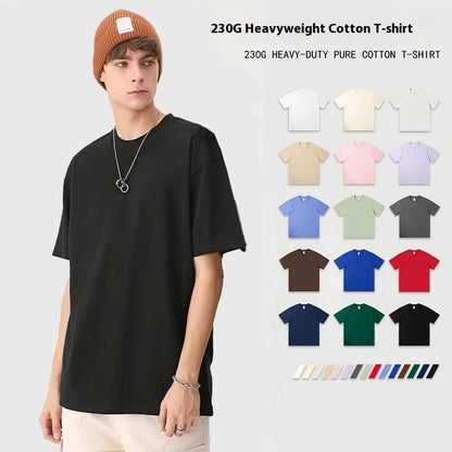 All-matching Round Neck Short Sleeves Loose