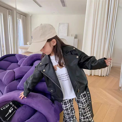 Spring And Fall Motorcycle Jackets For Boys And Girls