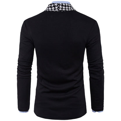 Men's Houndstooth Casual Knitwear Plus Size