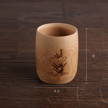 Creative Simple Bamboo Charcoal Beer Cup