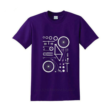 Men And Women's Fashion Casual Print Short-sleeved T-shirt