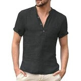 Solid color short sleeve