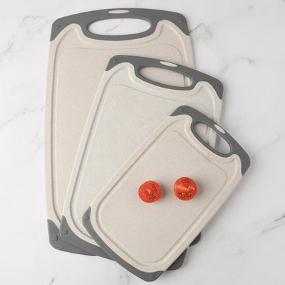 Wheat Straw Cutting Board Double-sided Cutting Board Three-piece Cutting Board