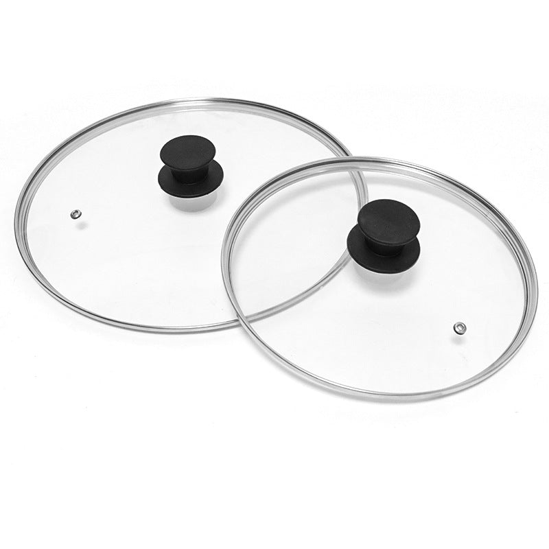 Tempered Glass Stainless Steel Explosion-proof G-shaped Pot Cover