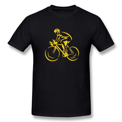 Bicycle print T-shirt