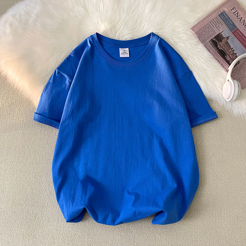 Loose Plus Size Solid Color T-shirt Top