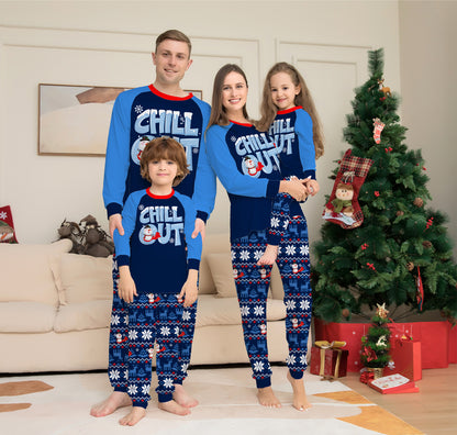Alphabet Snowflake Print Parent-child Set