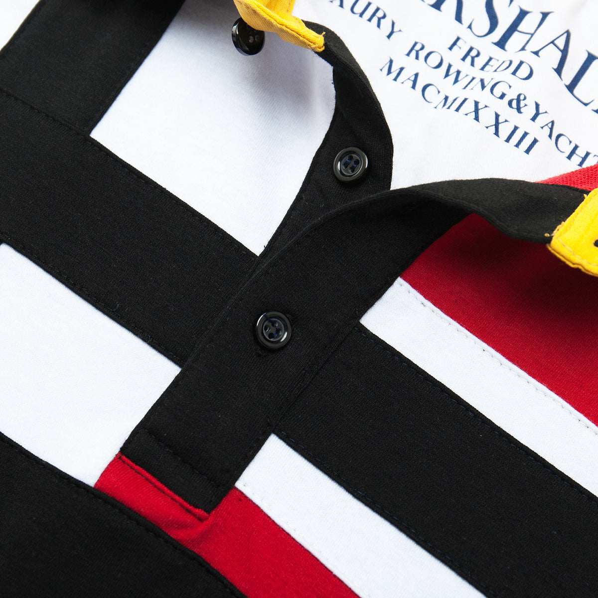 Men's Color-blocking Cotton Lapel Shirt