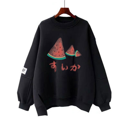 Lazy Style Loose Long Sleeved Spring Student Top