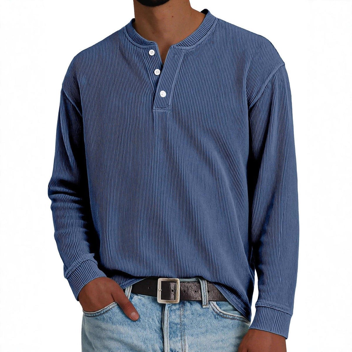 Premium Solid-color Comfortable Long-sleeve Design