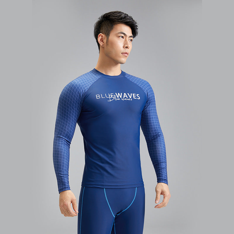 Men's Split Slim-fit Chlorine-resistant Quick-drying Breathable Swimsuit