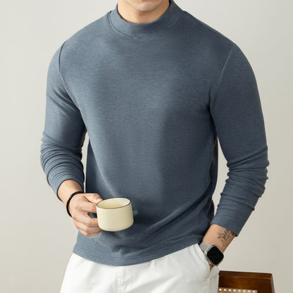 Warm Thickened Slim-fit Long-sleeve Men's Undershirt