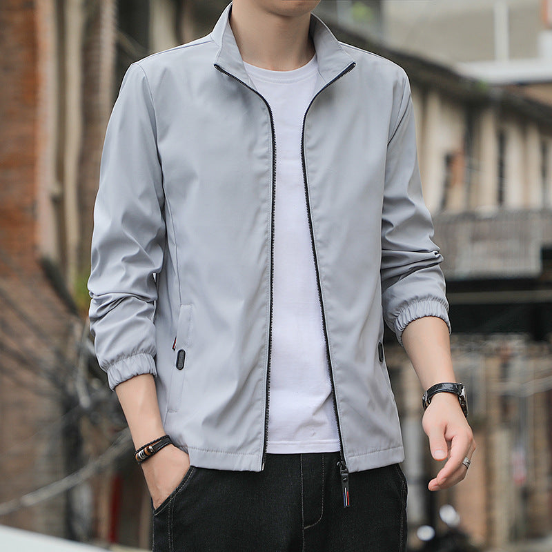 Stand Collar Jacket Men's Coat