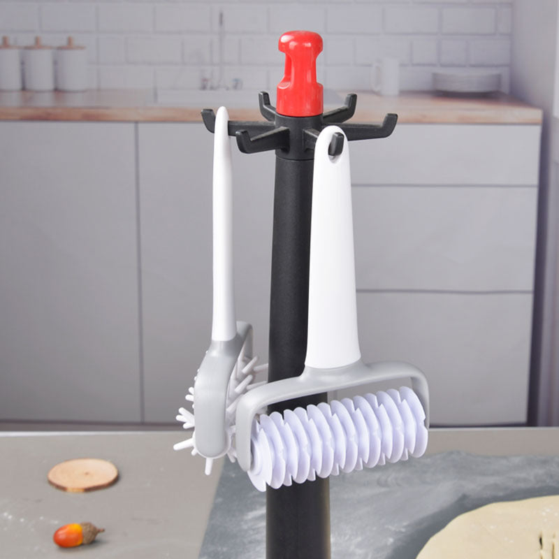 PP Rolling Pin Roller Piercing Needle Pizza Puncher