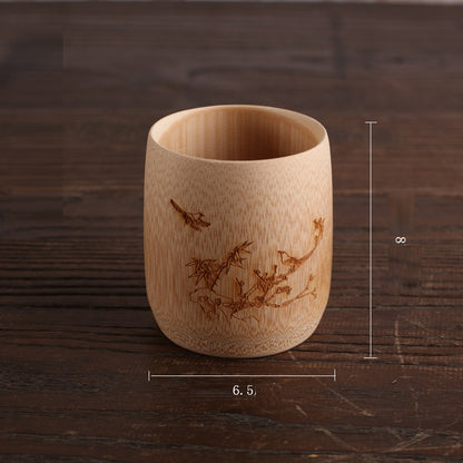 Creative Simple Bamboo Charcoal Beer Cup
