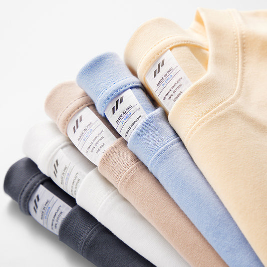Men's Fashion Full Round Neck Short Sleeved Shirt