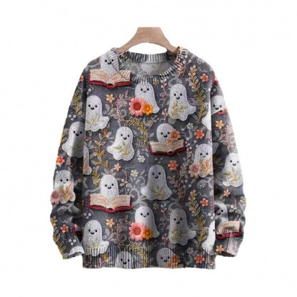 Mens 3D Crew Neck Sweatshirt With Bold Needle Digital Print