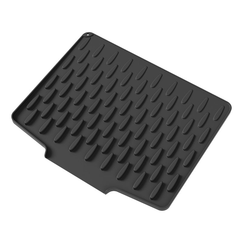 Silicone Drain Pad On Countertop Slope