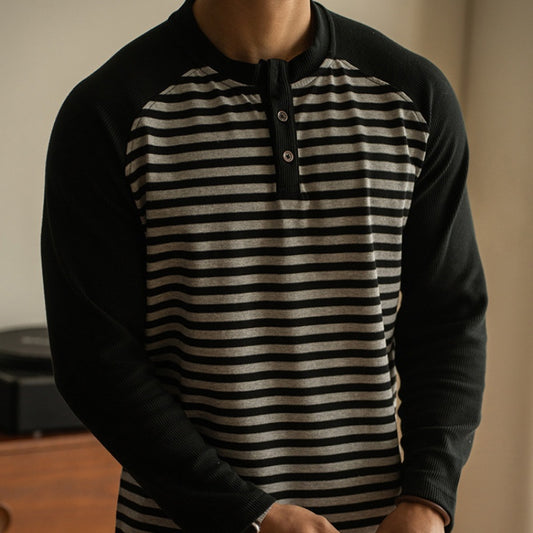 Men's Spring Leisure Loose Bottoming Shirt Men