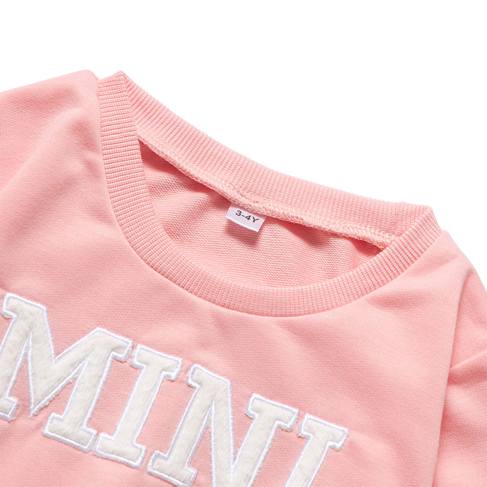 Letter Printed Parent-child Sweater