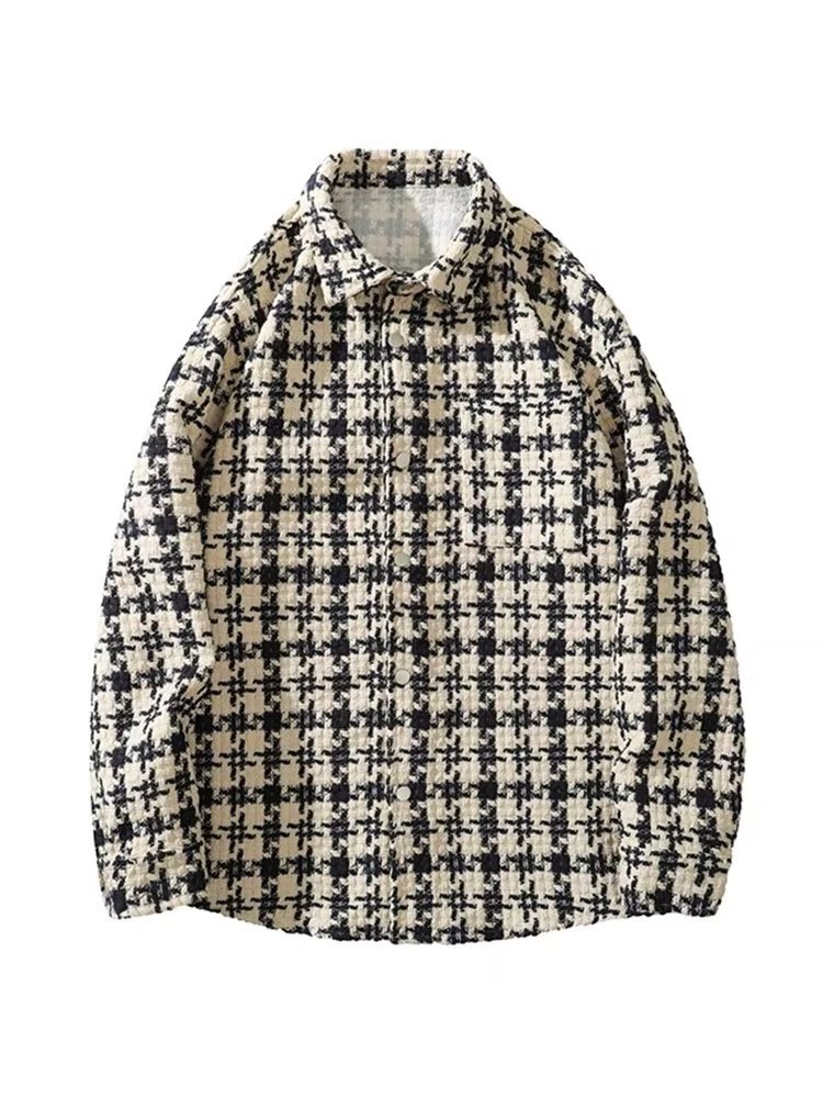 Lapel Men's Loose Casual Plus Size Jacket Coat