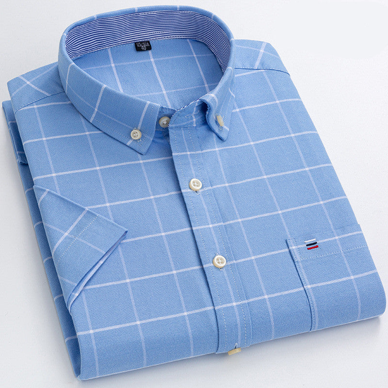 Summer Short-Sleeved Shirt Men